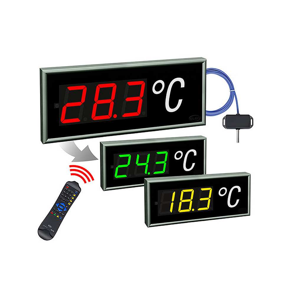 Einzeilige Temperaturanzeige CDN 100 T